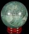 Polished Amazonite Crystal Sphere - Madagascar #51604-1